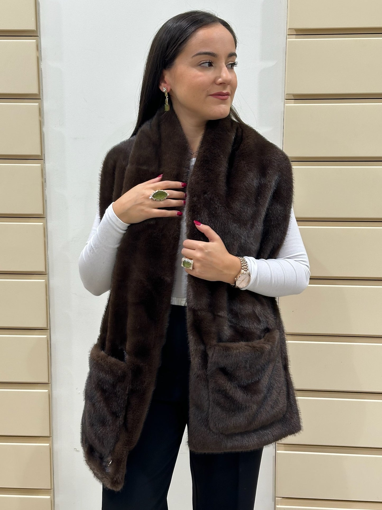 Sciarpa Ecopelliccia SP9104 Alessia Massimo