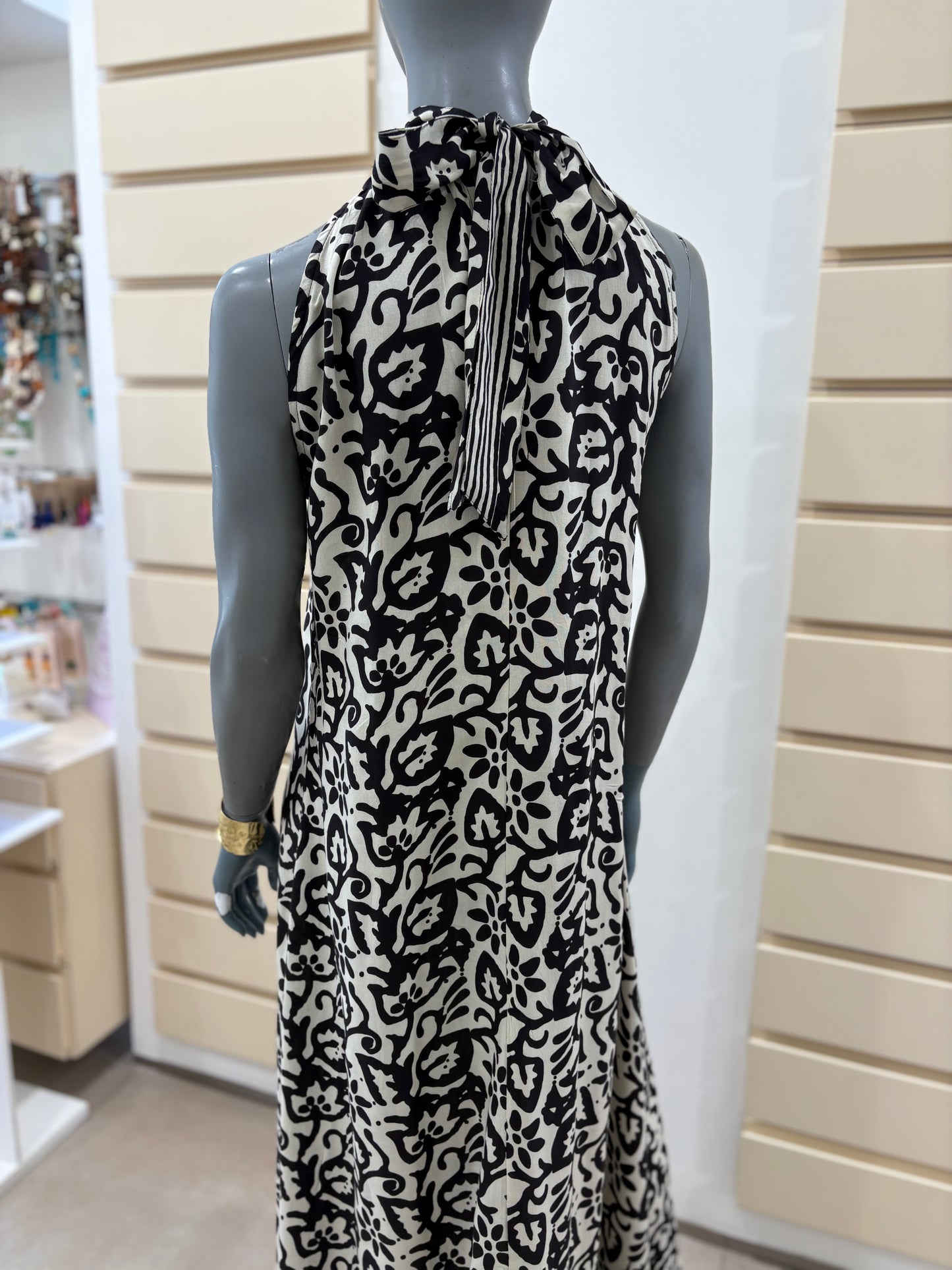 Vestito lungo in rayon Allegoria Karakorum