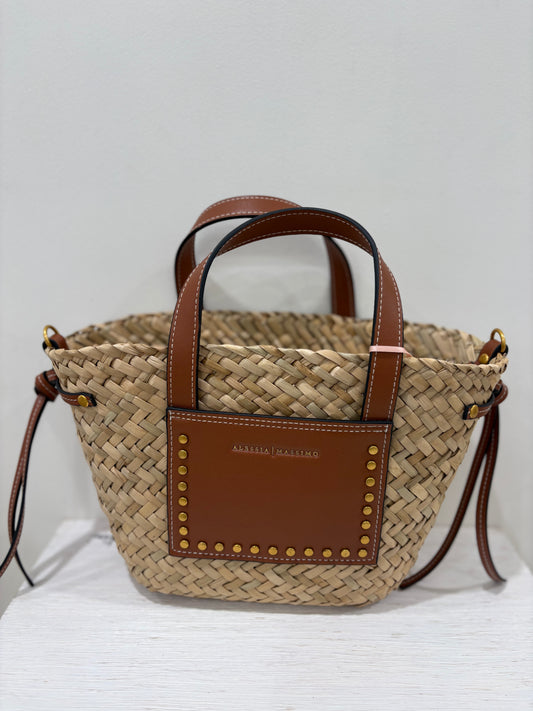Borsa in paglia S8126 Alessia Massimo