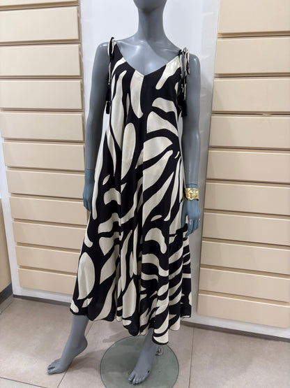 Vestito lungo in rayon Essenza Karakorum