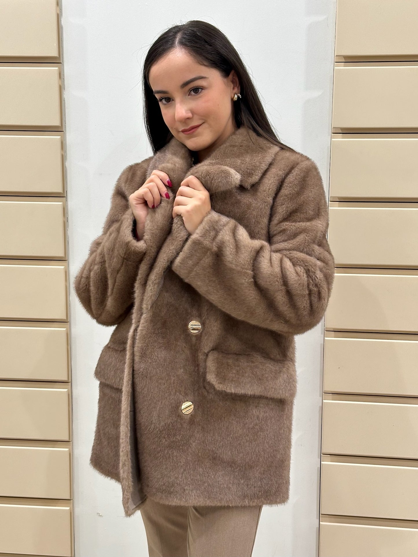 Giacca Ecopelliccia GA9101 Alessia Massimo