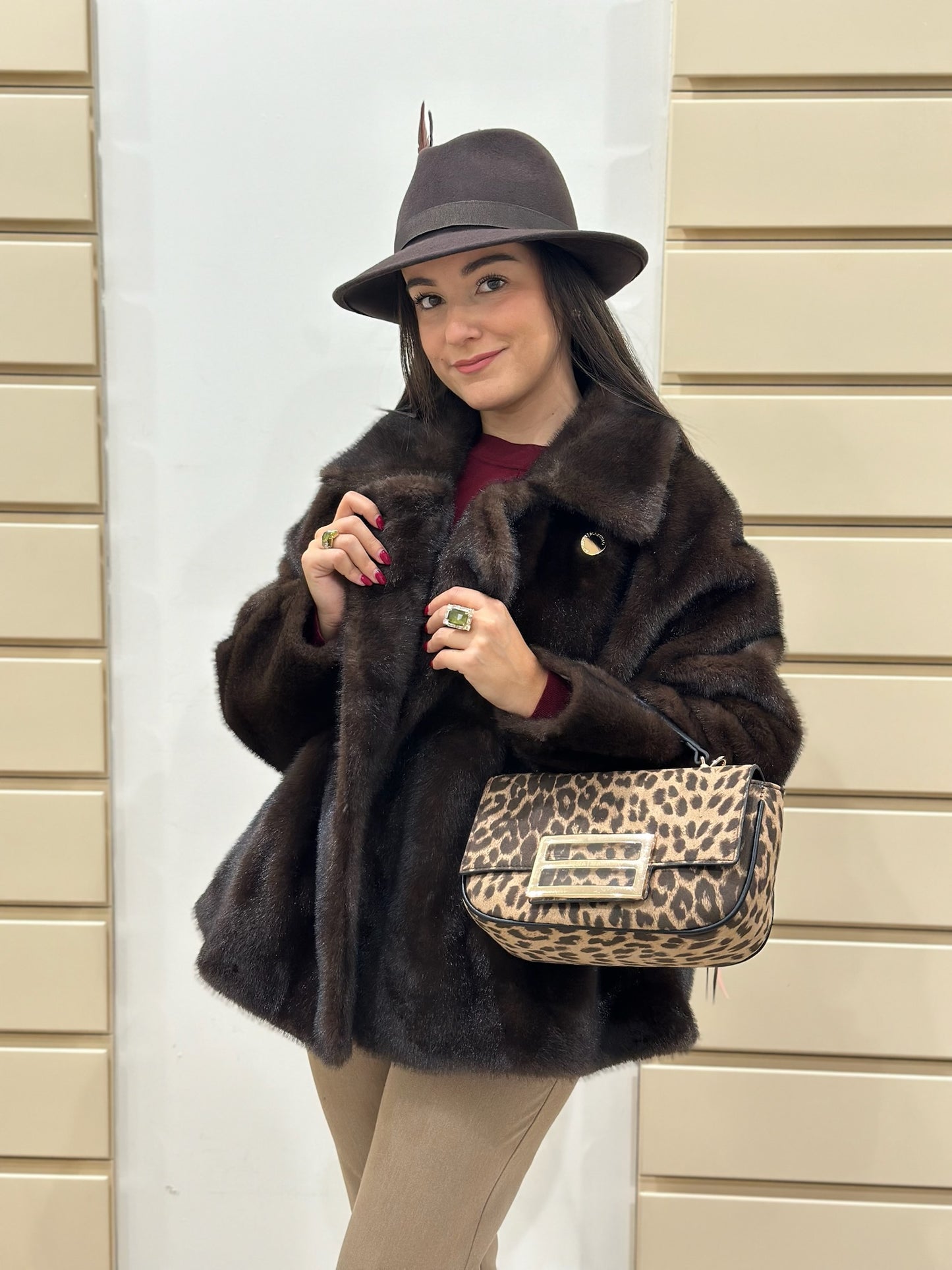 Giacca Ecopelliccia GA9100 Alessia Massimo