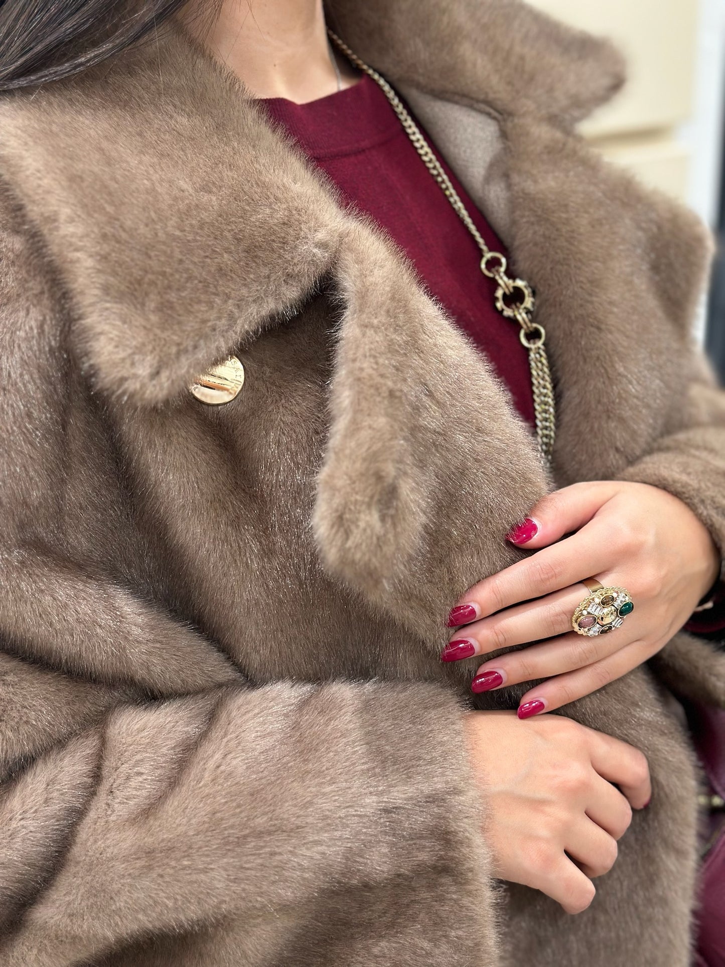 Giacca Ecopelliccia GA9100 Alessia Massimo