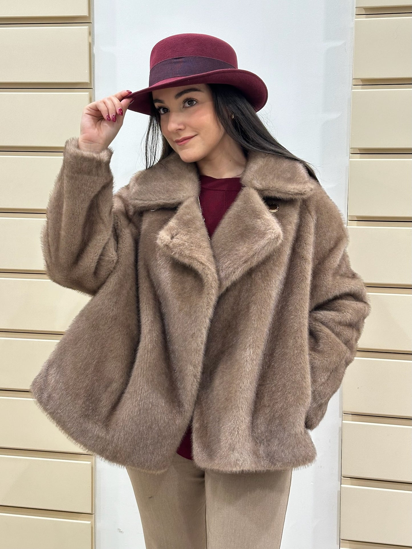 Giacca Ecopelliccia GA9100 Alessia Massimo