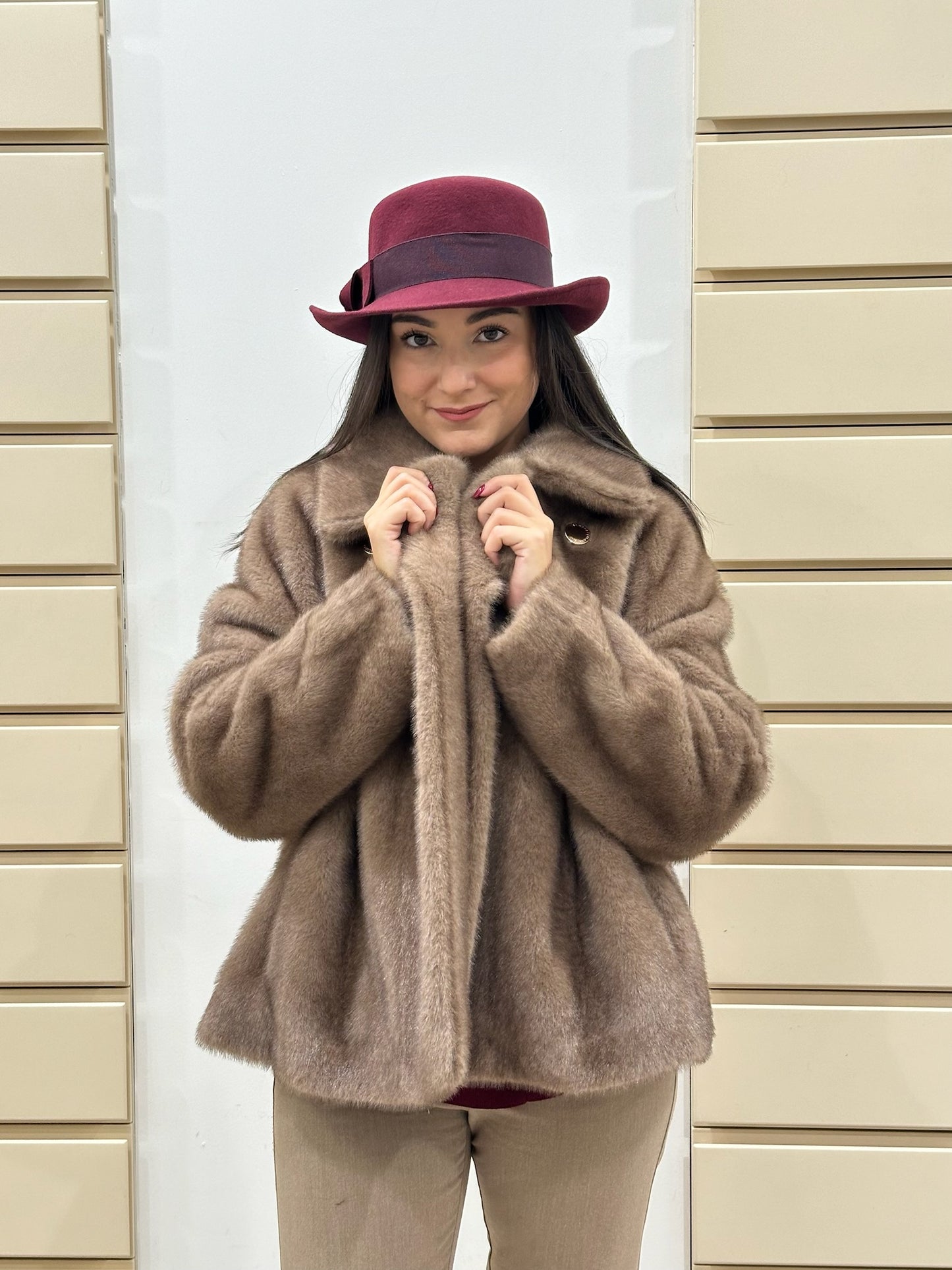 Giacca Ecopelliccia GA9100 Alessia Massimo